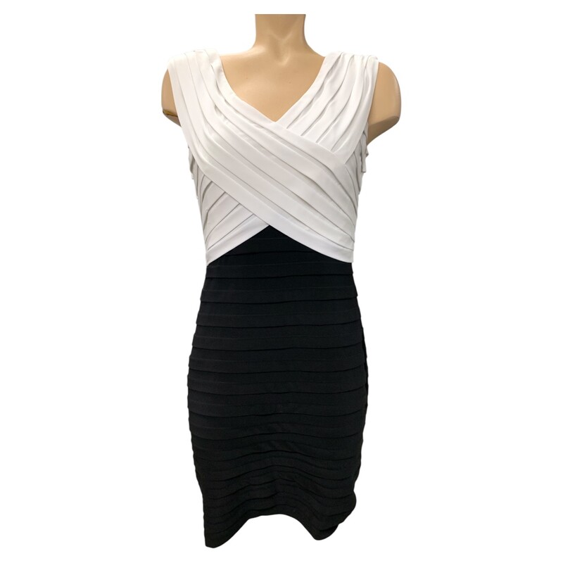 Adrianna Papell S14, White, Size: L