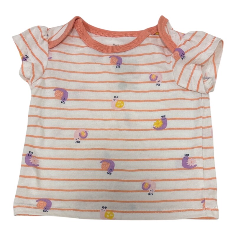 Shirt: White/Snails