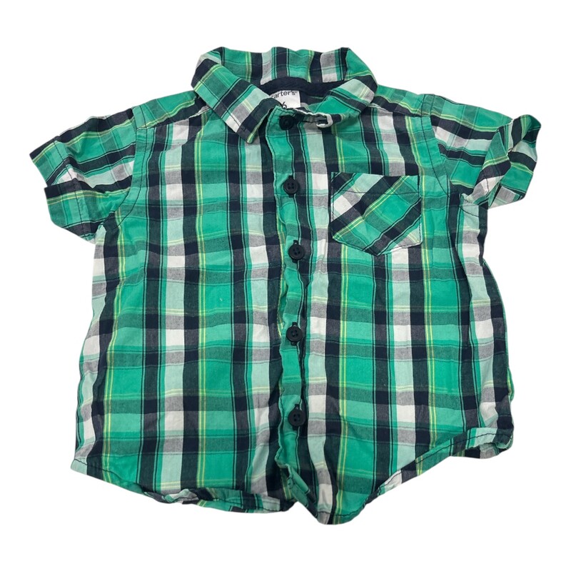 Shirt: Plaid Buttons