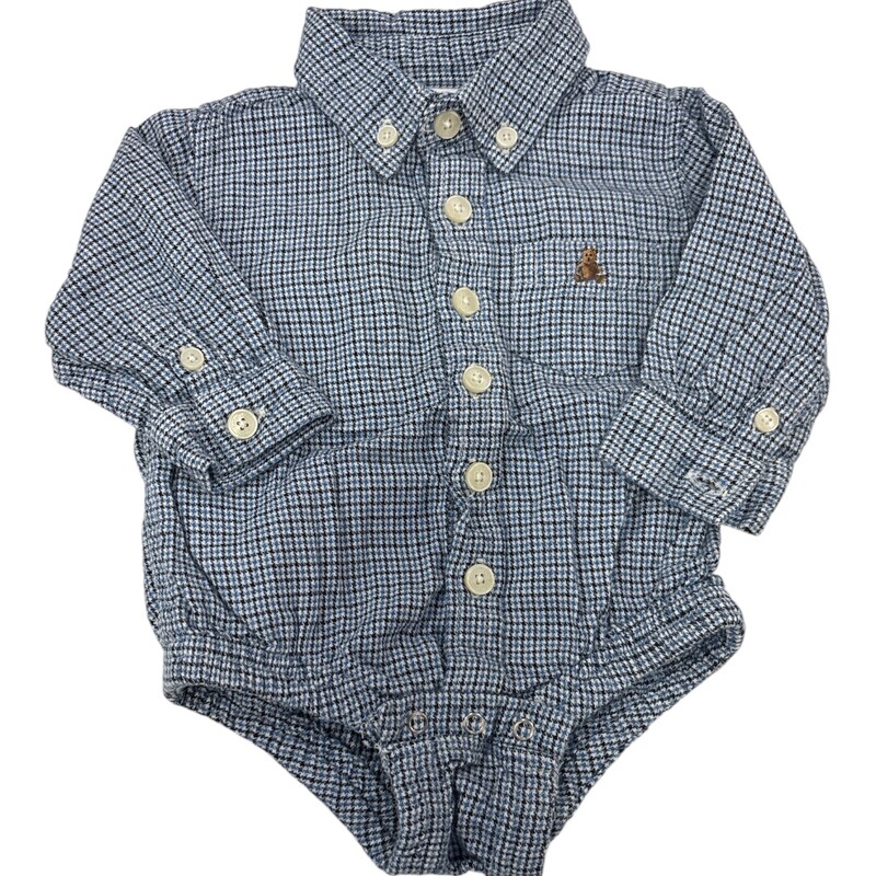 Long Sleeve Onesie: Bear