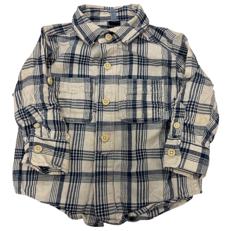 Long Sleeve Shirt: BL/CRE
