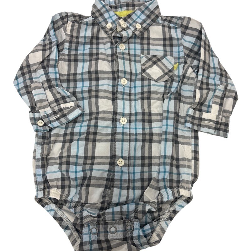 Long Sleeve Onesie:G/B/PD