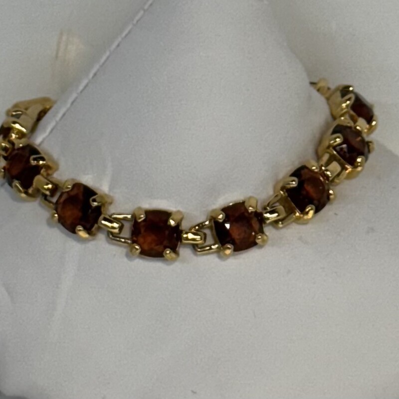 Swarovski Garnet Link