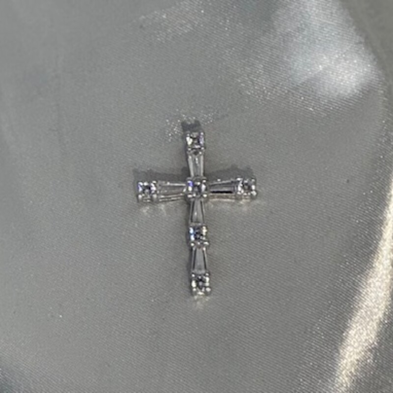 925 Jeweled Cross Pendant