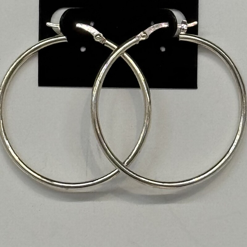 925 JCM Hoop Earrings