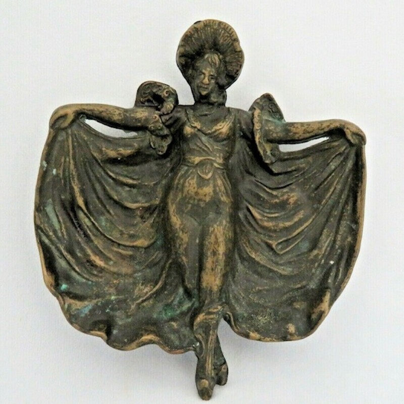 Art Nouveau Woman Trinket