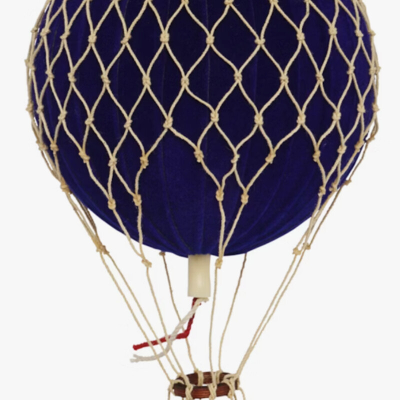 Authentic Models
Travels Light Hot Air Balloon
Cobalt Brown
Size: 8x12H
Authentic Models, founded in 1968 in Amsterdam, is a high-end furniture and home decoration brand with a European heritage. They design inspiring stories, style, leisure, and adventure, creating appealing furnishings and accessories for discerning customers. Their designs complement personal styles as well as modern and traditional settings.  Iconic and inspiring wooden hot air balloons that represent a master piece in any room of the house! The balloons come complete with a rattan basket hanging from hand-knotted netting and wood toggles.  NEW RETAIL $35+
Other Models Sold Separately