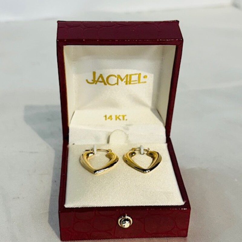 14kt Jacmel Heart Earring