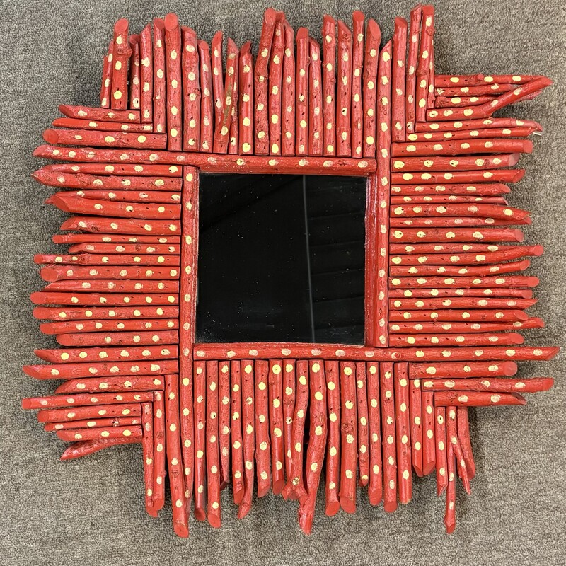 Twig Painted Mirror