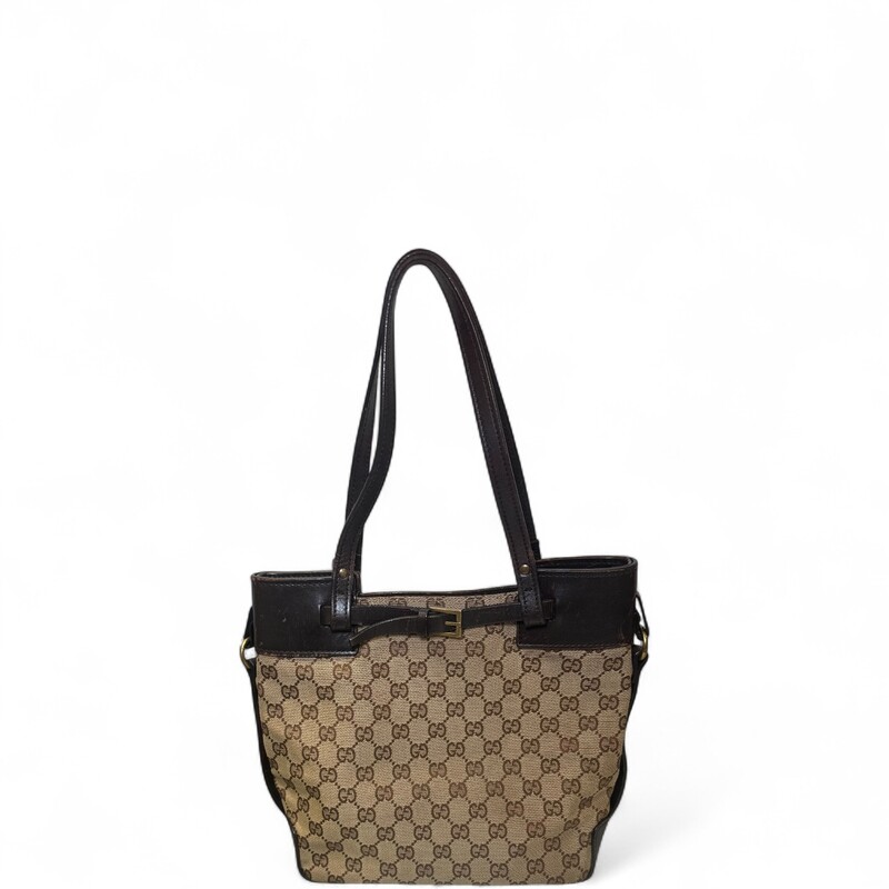 Gucci Canvas Belt Tote