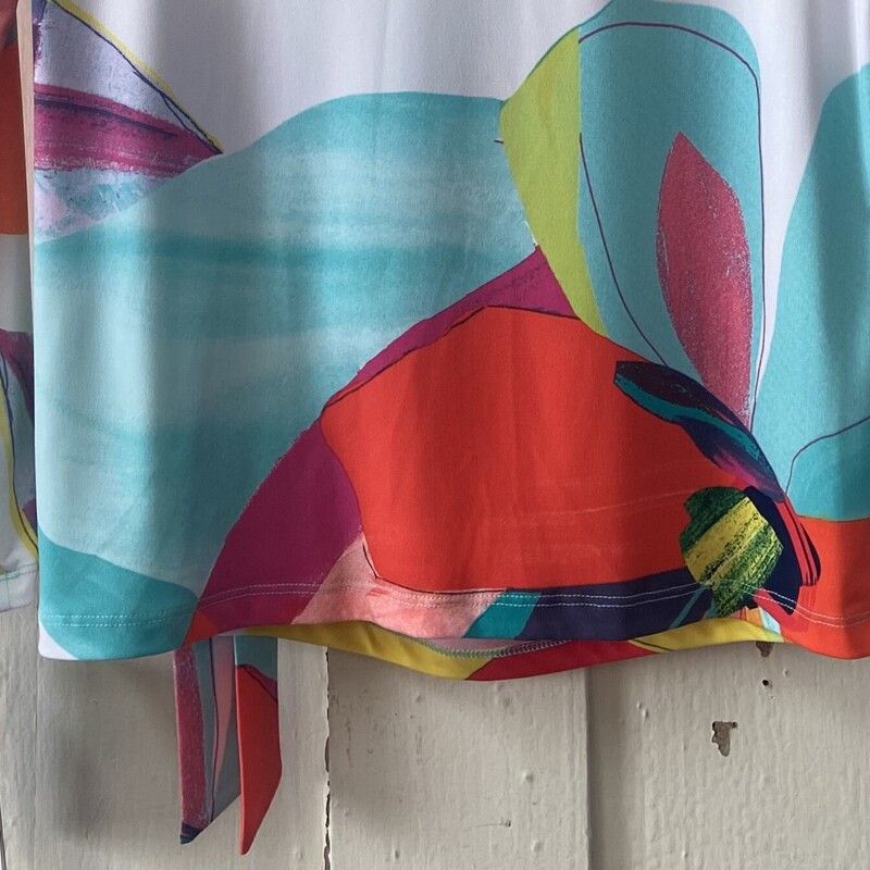 NWT Org/Y/Grn Tie Top<br />
Org/Y/G<br />
Size: L R $98.5