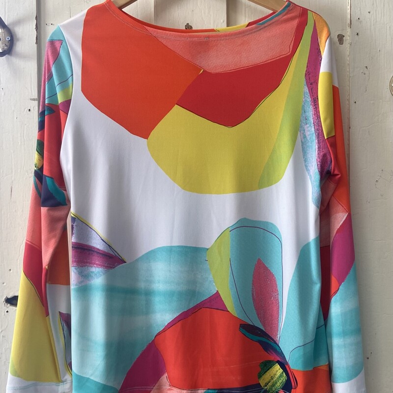 NWT Org/Y/Grn Tie Top<br />
Org/Y/G<br />
Size: L R $98.5