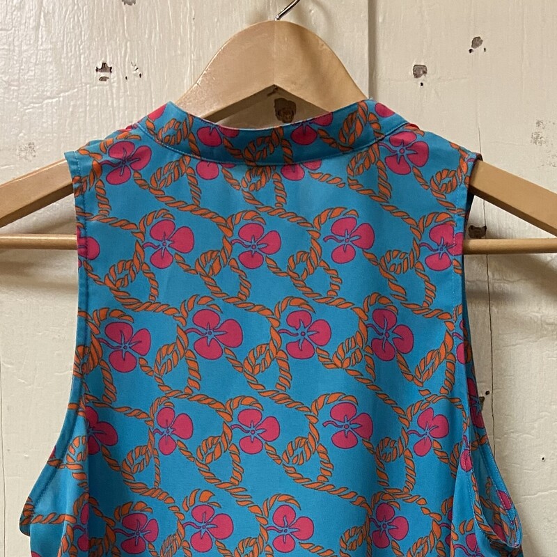 Blu/O/P Btt Slvlss Blouse<br />
Aqua/O/P<br />
Size: M R $83