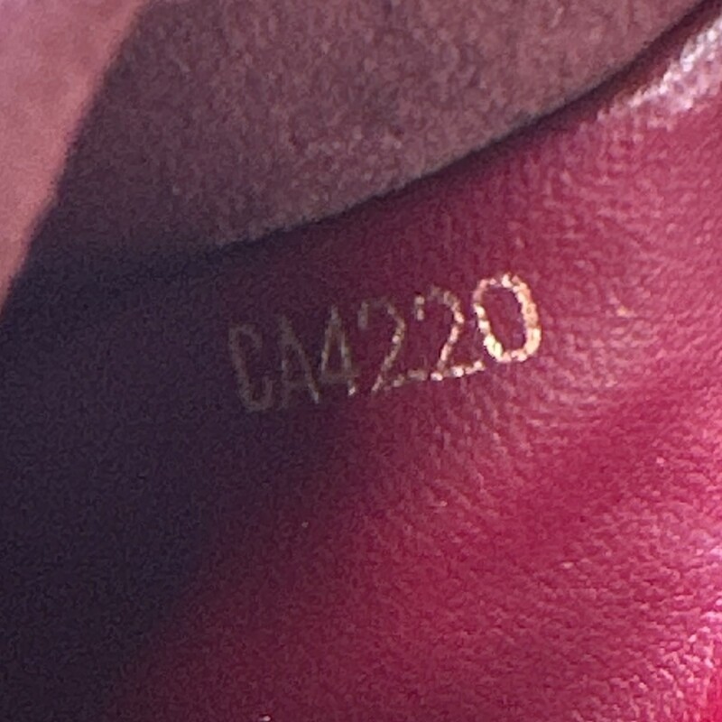 Louis Vuitton Vavin Wallet On A Chain<br />
<br />
Date Code: CA422O<br />
<br />
Dimensions: 8L X 5 H inches<br />
<br />
In good condition. Some tranishing and scratches on the hardware.<br />
<br />
Does not come with the orignial dust bag or box.