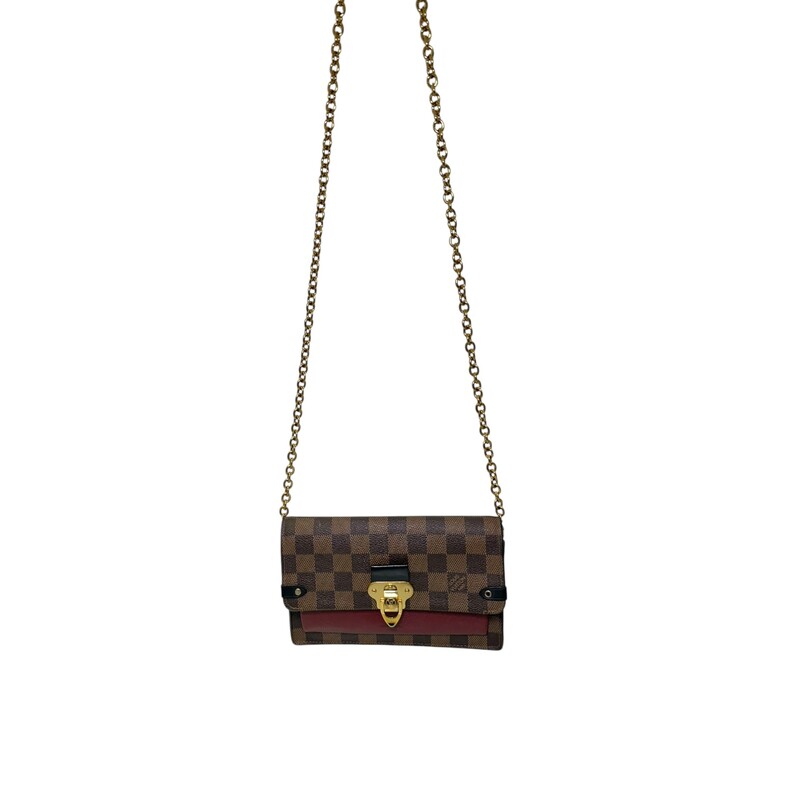 Louis Vuitton Vavin Wallet On A Chain<br />
<br />
Date Code: CA422O<br />
<br />
Dimensions: 8L X 5 H inches<br />
<br />
In good condition. Some tranishing and scratches on the hardware.<br />
<br />
Does not come with the orignial dust bag or box.