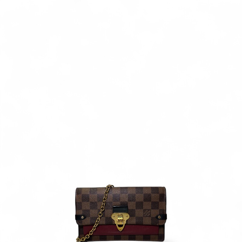 Louis Vuitton Vavin Wallet On A Chain

Date Code: CA422O

Dimensions: 8L X 5 H inches

In good condition. Some tranishing and scratches on the hardware.

Does not come with the orignial dust bag or box.