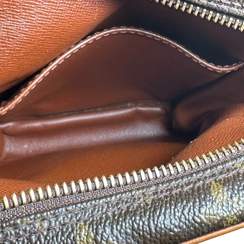 Louis Vuitton Amazone Monogram  PM Bag<br />
<br />
Date Code:TH1001<br />
<br />
Dimensions: 7L x 9 H inches<br />
<br />
In very good condition. Some natural patina of the leather and some minor wear inside the interior.<br />
<br />
Does not come with original dust bag or box.