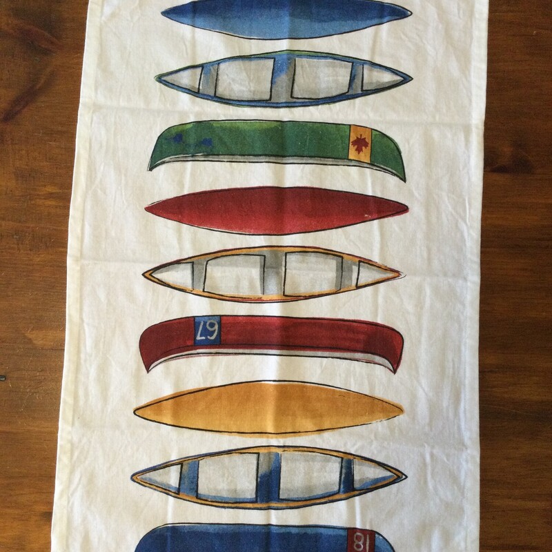 Canoe Tea Towel
