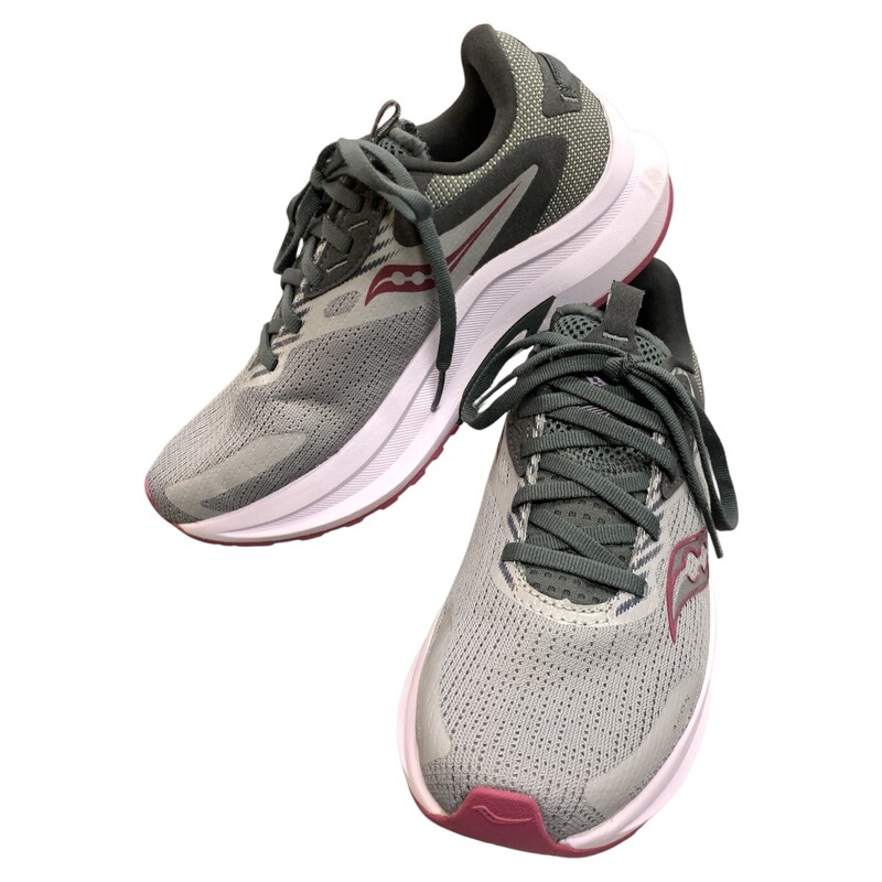 Saucony, Prple/Gr, Size: 6