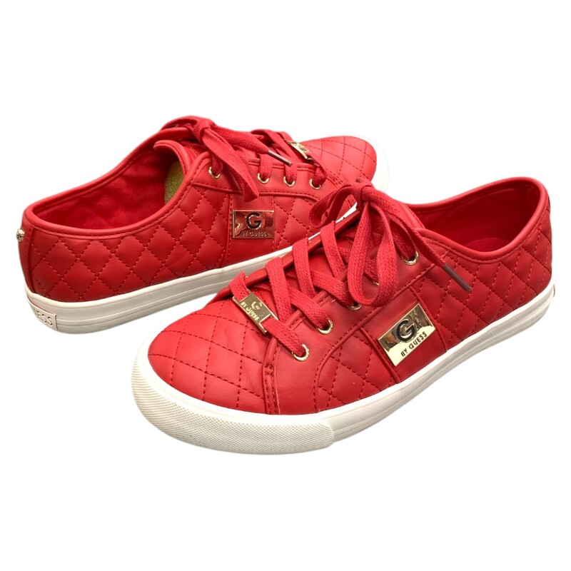 Guess, Red, Size: 8.5