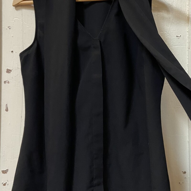 Blk Frnge Slvlss Blouse<br />
Black<br />
Size: S R$98