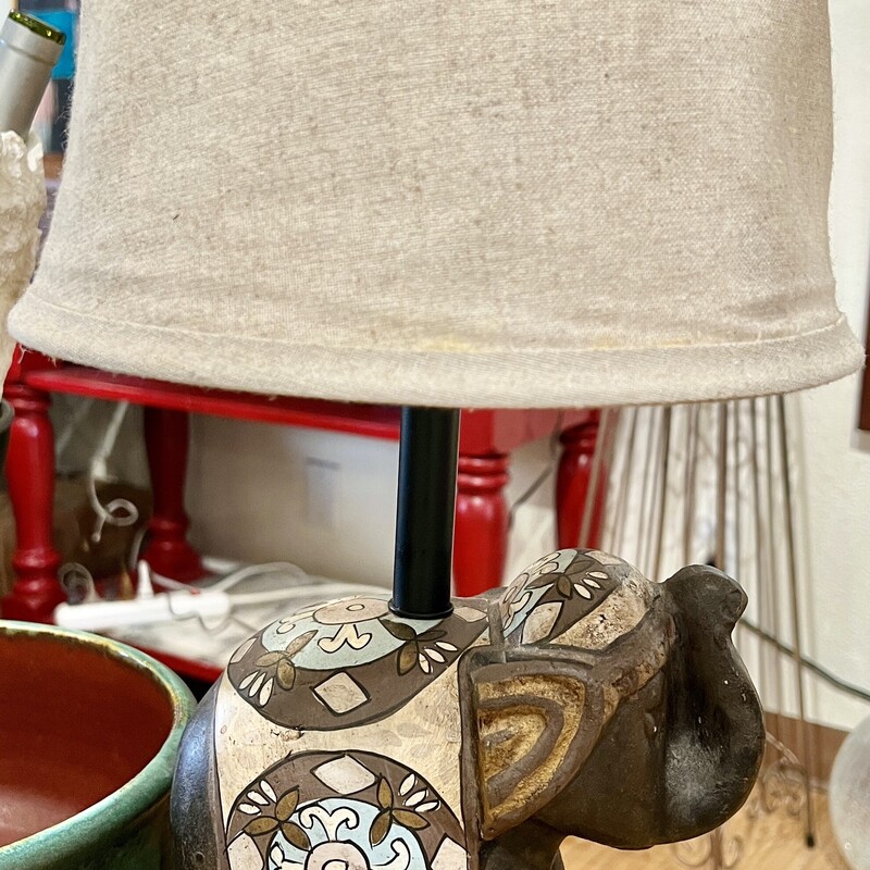 Lamp Table Elephant Base