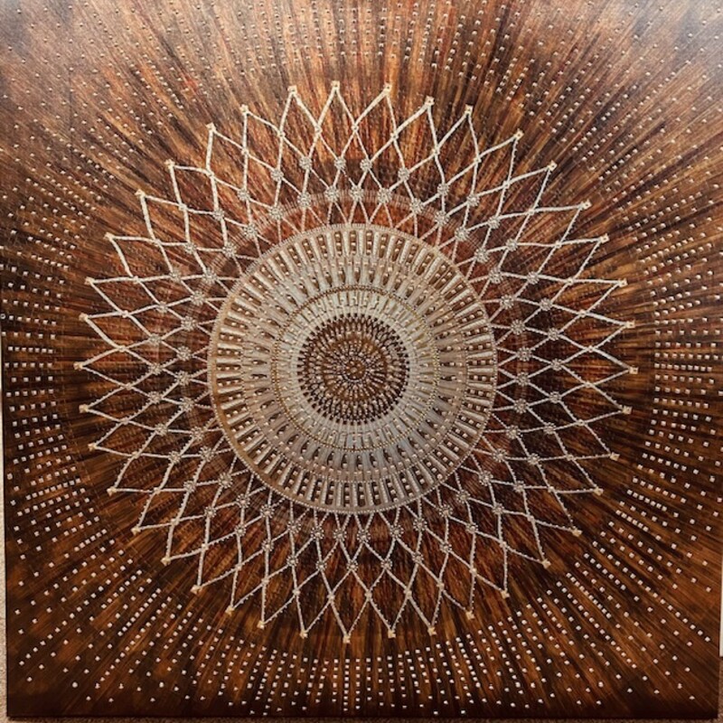 Metallic Medallion Canvas