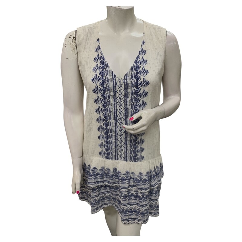 H&M S14, Blu/Whi, Size: L