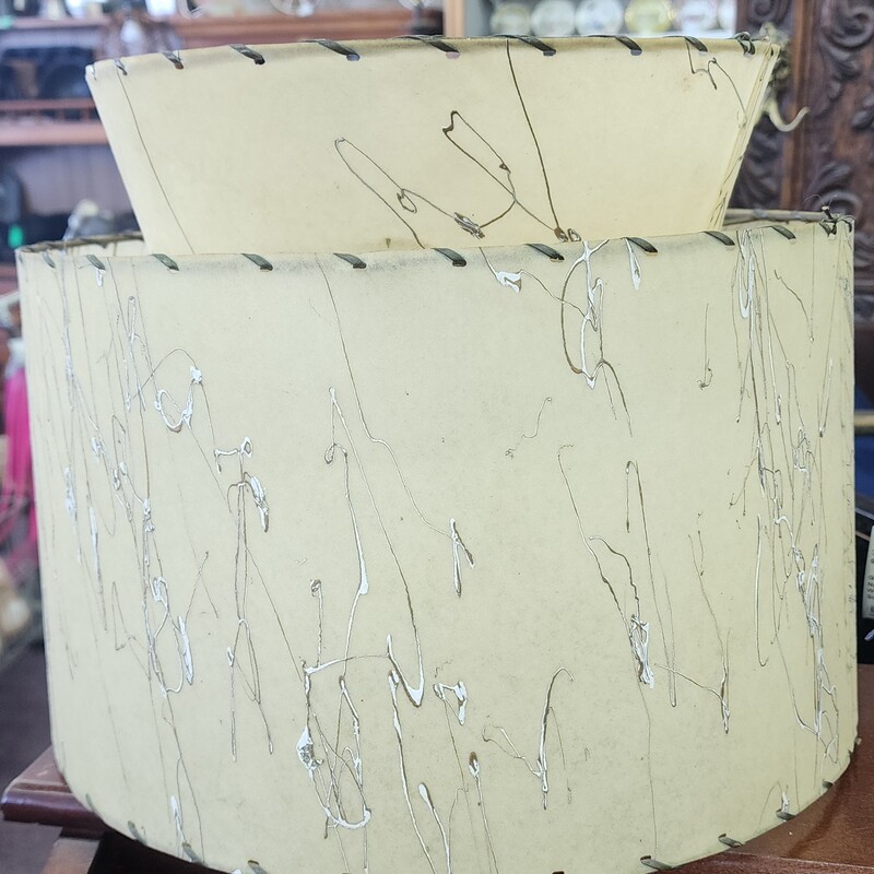 Vtg MCM Shade, Splatter, Size: 2 Tier 14 in wide, 11 in tall