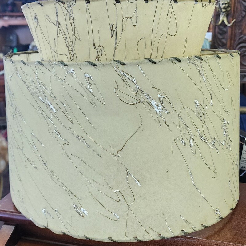Vtg MCM Shade, Splatter, Size: 2 Tier 14 in wide, 11 in tall