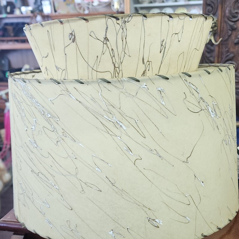 Vtg MCM Shade, Splatter, Size: 2 Tier 14 in wide, 11 in tall