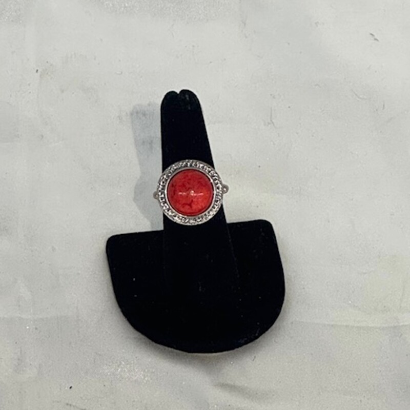 925 Sponge Coral Ring