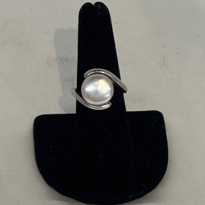 925 Pearl Wrap Ring