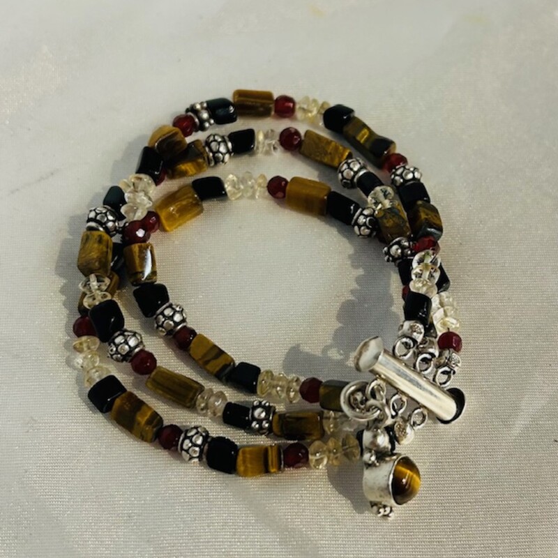 925 3 Layer Beaded