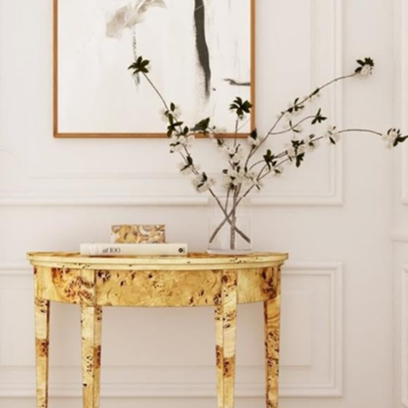 Butler Burl Demilune
