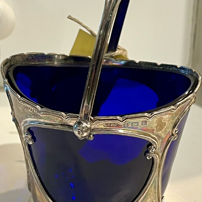 Basket Glass Sterling Bas
