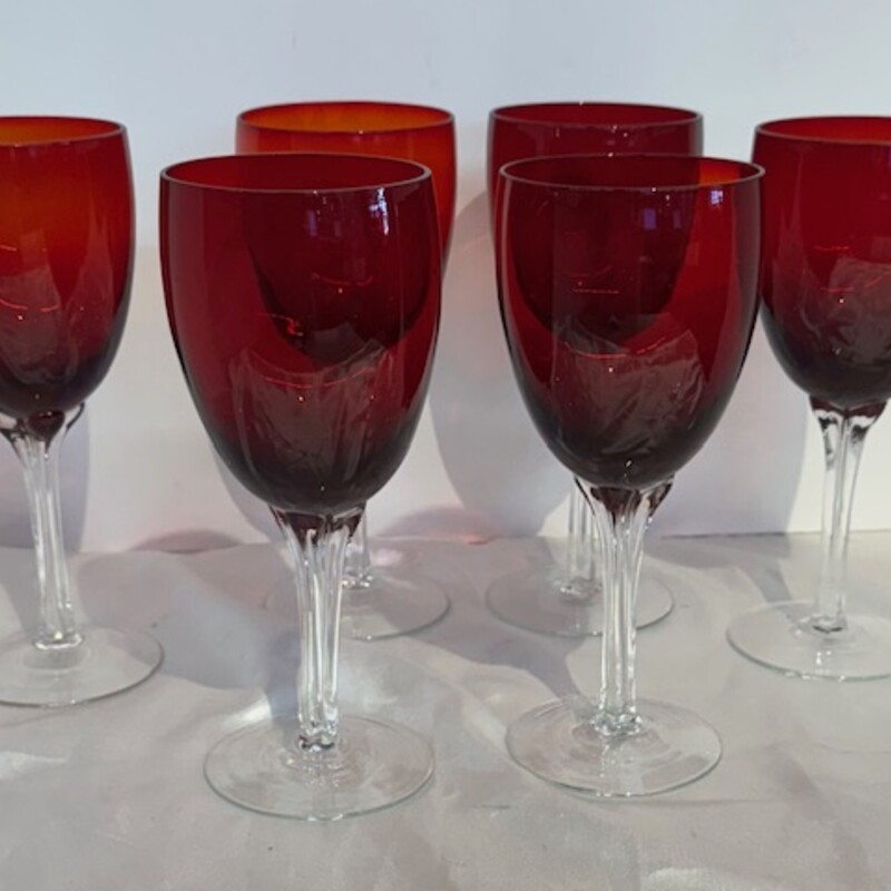 S6Handblown Wine Glasses