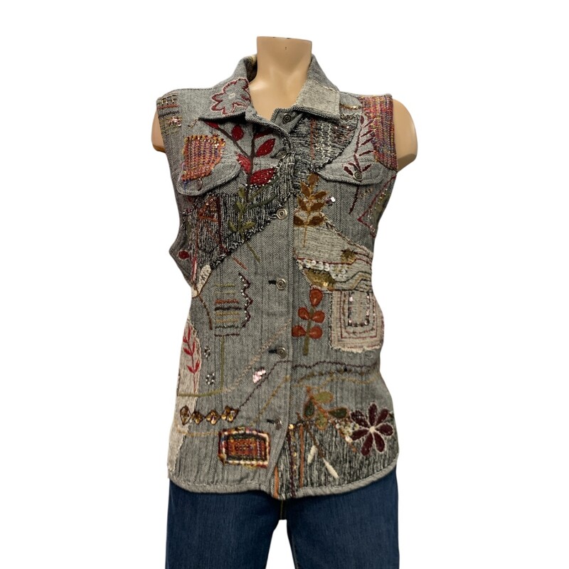 Chicos S2, Grey, Size: L