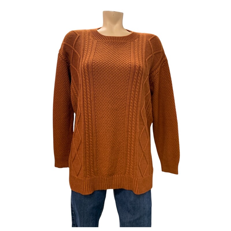 BDG Knit Oversize, Burdany, Size: Xs