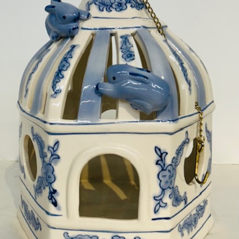 Vtg Chinoiserie Bird Cage