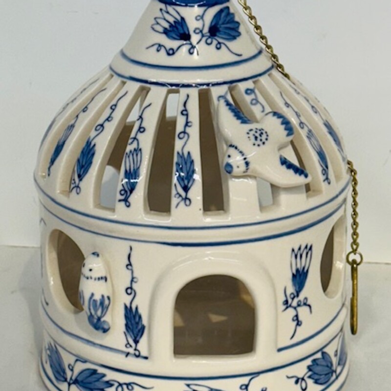 Vtg Chinoiserie Bird Cage