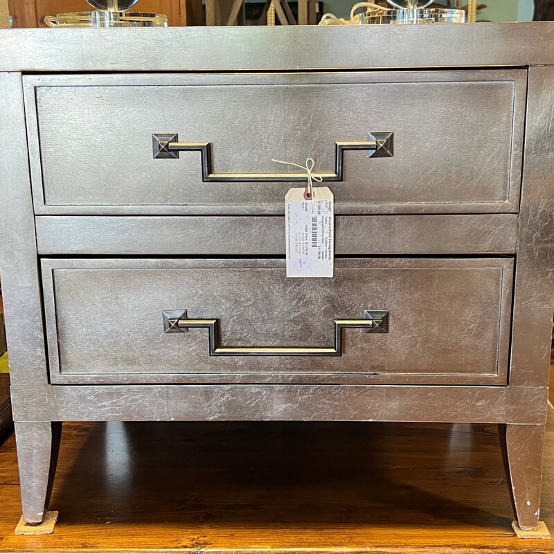 Vanguard Filicia Side, Gold/Bronze, 2 Drawer
28in x 20in x 27in