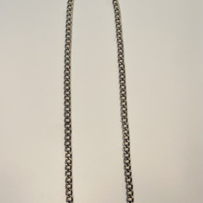 Slv/tur/gry Bead Necklace<br />
Slv/Tur<br />
Size: Necklace