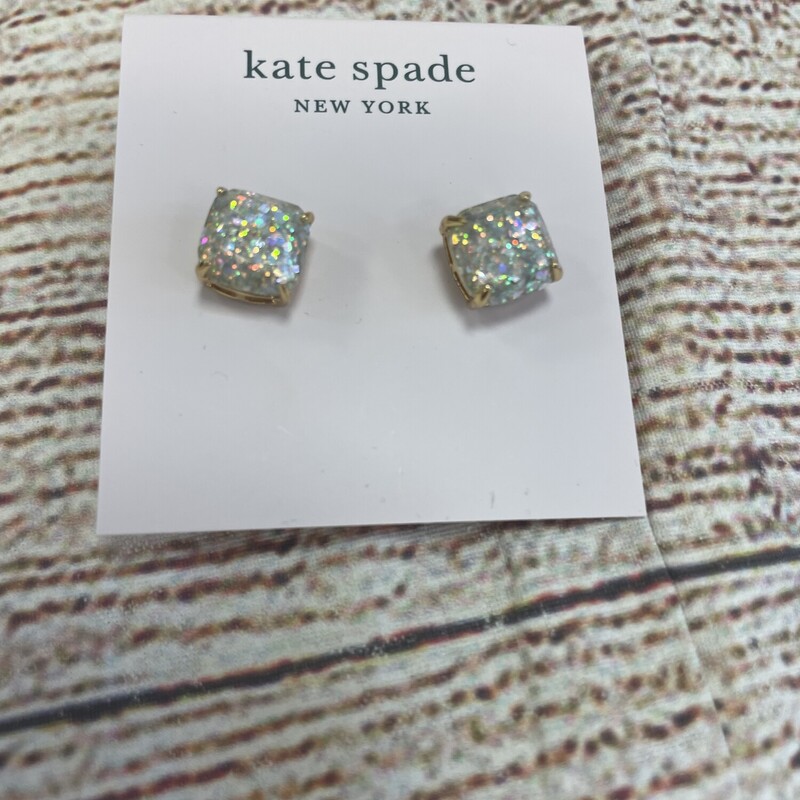 Kate Spade Earrings, White, Size: None