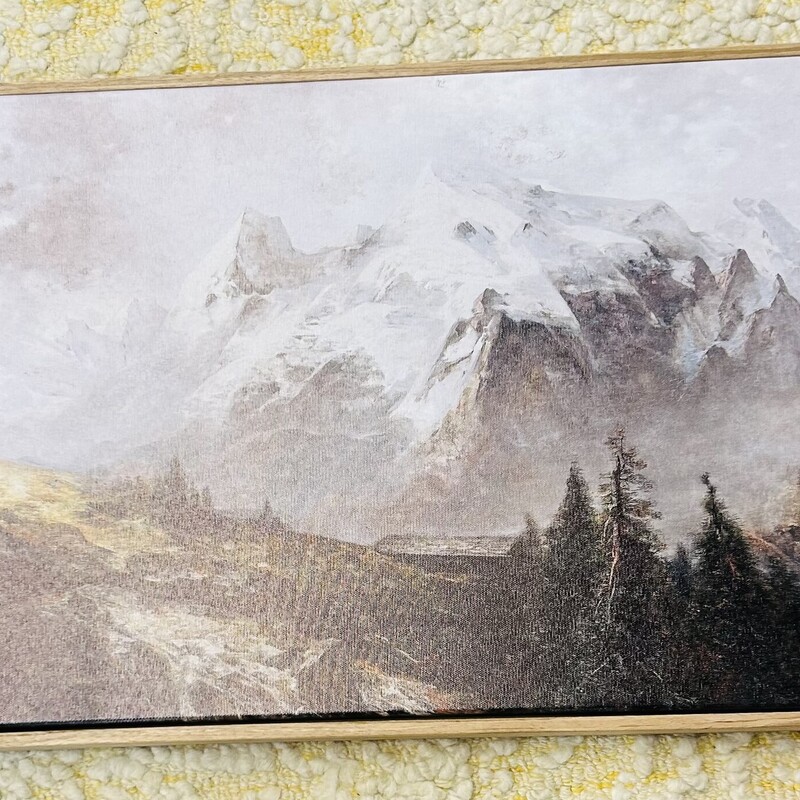 Framed Pine Winter Oil
