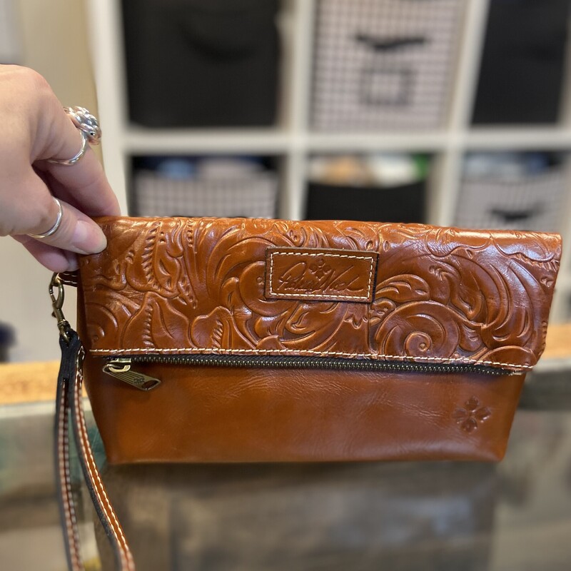 NEW Bw Lthr Tooled Clutch