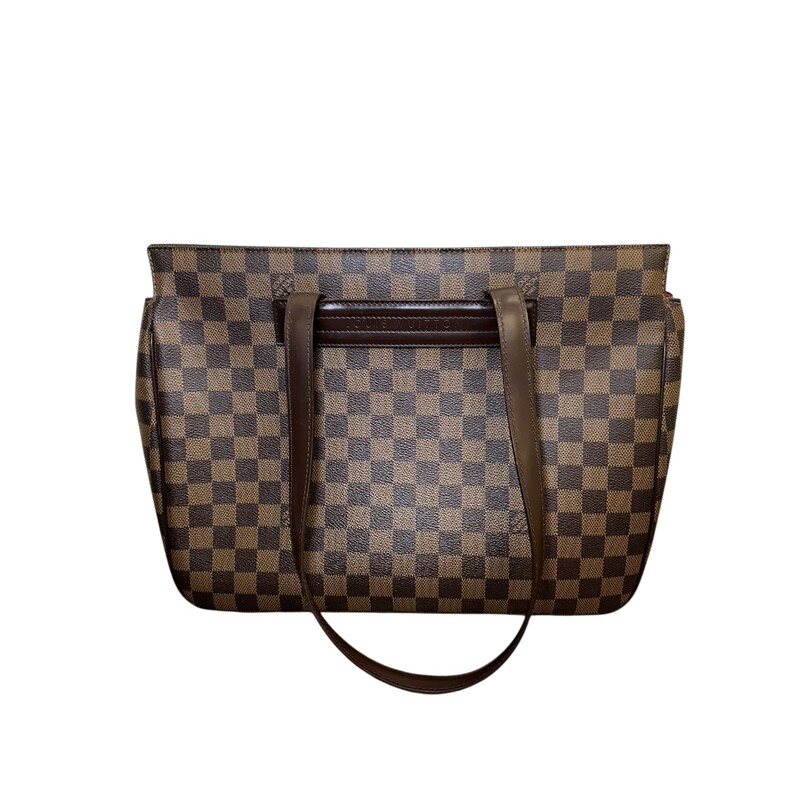Louis Vuitton Pariloi Damier Ebene PM<br />
<br />
Code: AR1005<br />
<br />
In very good condition. Light wear to the corners and light scuffs to the straps.<br />
<br />
Does not come with the original dust bag or box.
