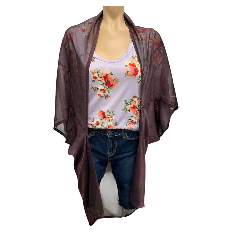 Beemee Cover Up, Purple, Size: Xl