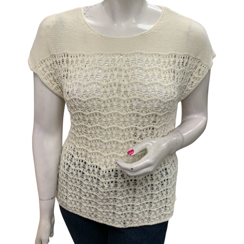 Croft & Barrow Knit, White, Size: L