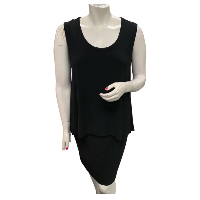 Joseph Ribkoff Dress S14, Black, Size: L